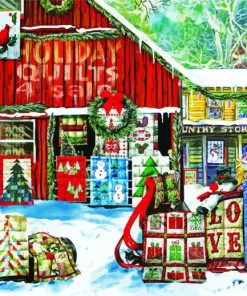 Holiday Quilts Paint By Number