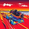Illustration F1 Racing Paint By Number