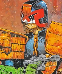 Judge Dredd Paint By Number