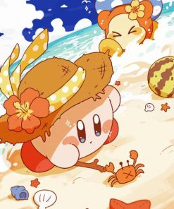 Kirby In Beach Paint By Number