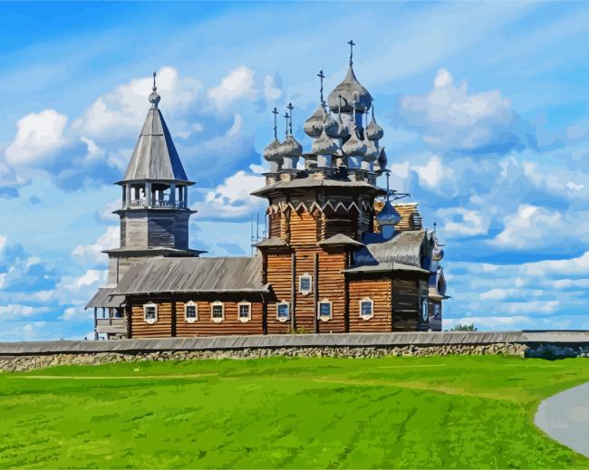 Kizhi Russia Paint By Number