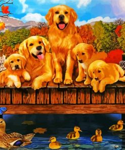 Labrador Family Paint By Number