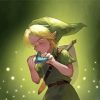 Link Playing Ocarina Legend Of Zelda Paint By Number