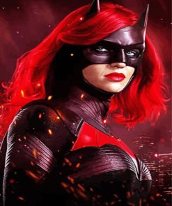 Masked Batwoman Paint By Number