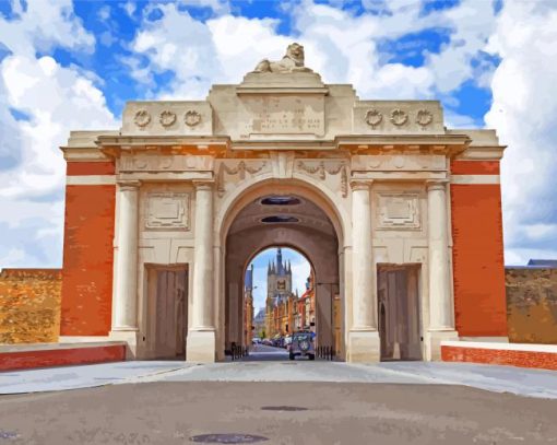 Menin Gate Ypres Paint By Number