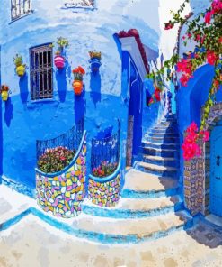 Morocco Chefchaouen Paint By Number