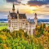 Neuschwanstein Castle In Bavaria Germany Paint By Number