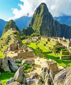 Peru Machu Picchu Landscape Paint By Number