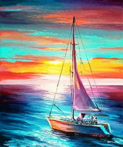 Sail Boat Paint By Number