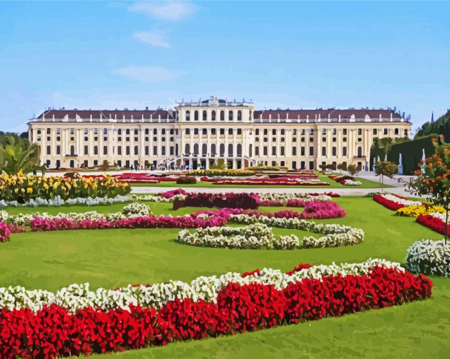 Schönbrunn Palace Paint By Number
