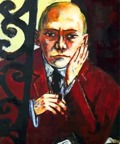 Selbstbildnis In Der Bar By Beckmann Max Paint By Number