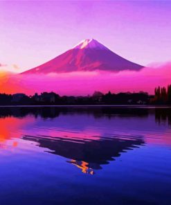 Mt Fuji At Paint By Number