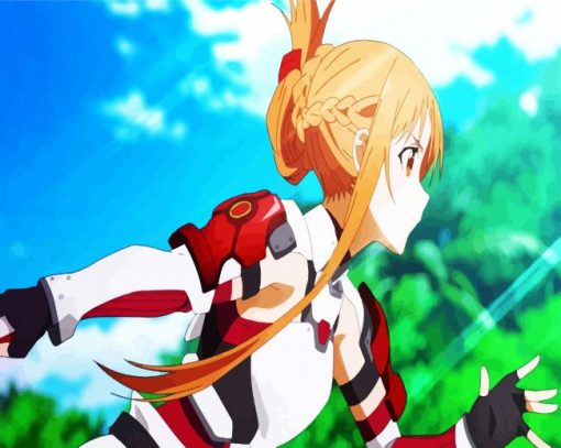 Sword Art Online Asuna Character Paint By Number