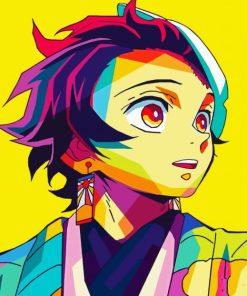 Tanjirou Pop Art Paint By Number