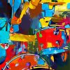 The Abstract Drummer Paint By Number