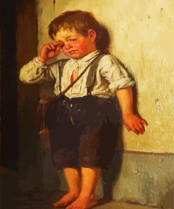 The Crying Boy Paint By Number