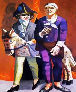 The Artist And His Wife By Beckmann Max Paint By Number