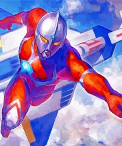 Ultraman Art Paint By Number