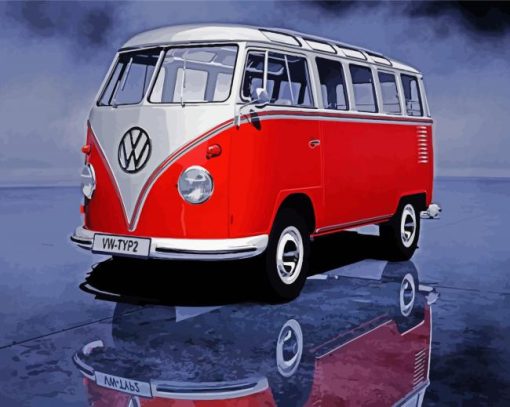 Volkswagen Combi Paint By Number