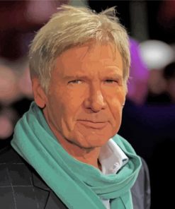 Actor Harrison Ford Paint By Number