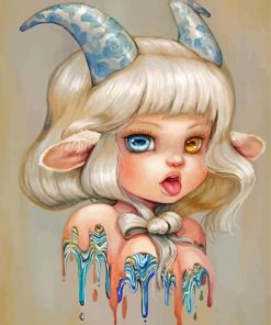 Adorable Capricorn Paint By Number