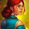 Aesthetic Triss Merigold Witcher Paint By Number