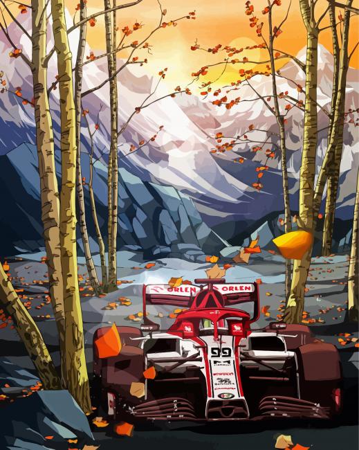 Alfa Romeo Formula One Paint By Number