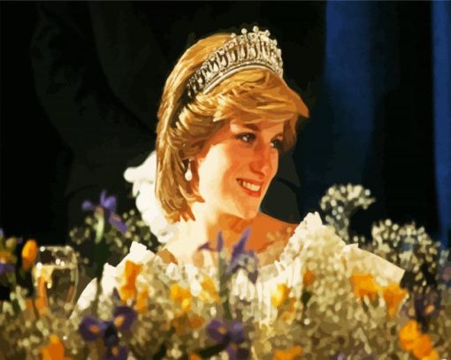 Beautiful Princess Diana Paint By Number