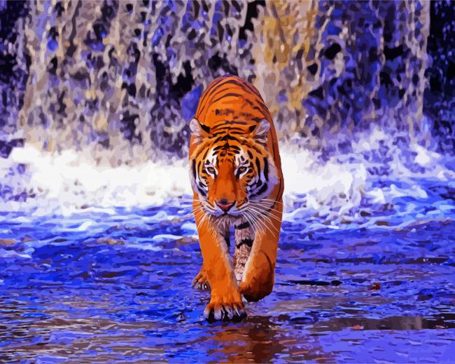 Bengal Tiger Paint By Number