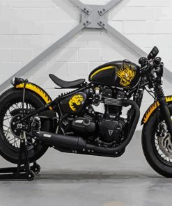 Black And Yellow Triumph Paint By Number