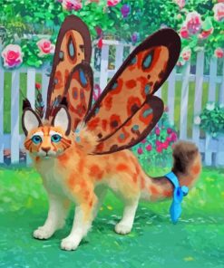 Butterfly Cat Paint By Number