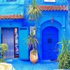 Chefchaouen The blue Pearl Paint By Number