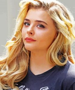 Chloe Moretz Actress Paint By Number