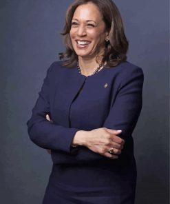 Classy Kamala Harris Smiling Paint By Number