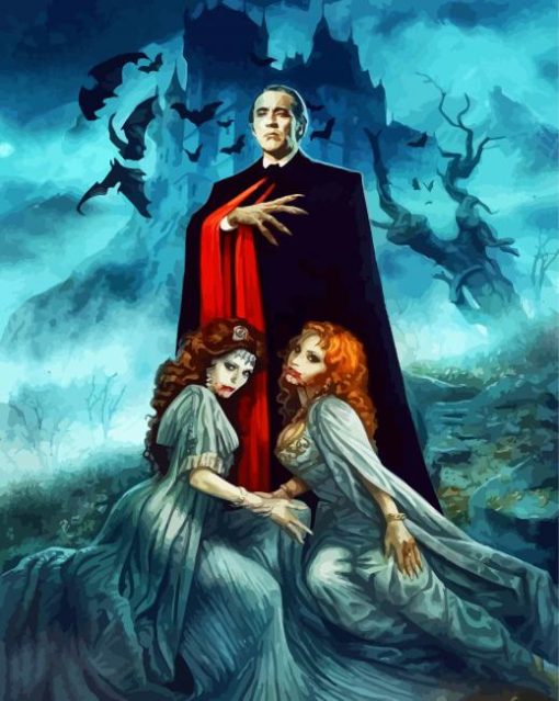 Dracula And Women Paint By Number