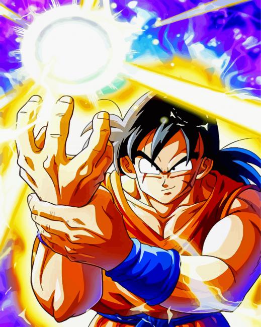 Dragon Ball Yamcha Paint By Number