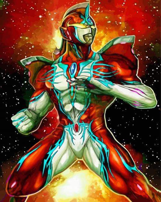 Galaxy Ultraman Paint By Number
