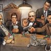 Gangsters Playing Poker Paint By Numbe