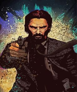 John Wick Paint By Number