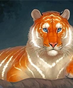 Light Tiger Paint By Numbe