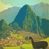 Machu Picchu Peru Poster Paint By Number