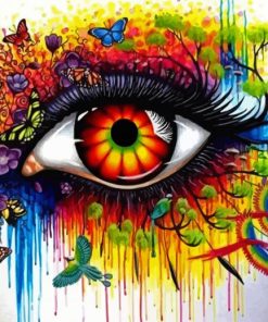 Splatter Eye Paint By Number