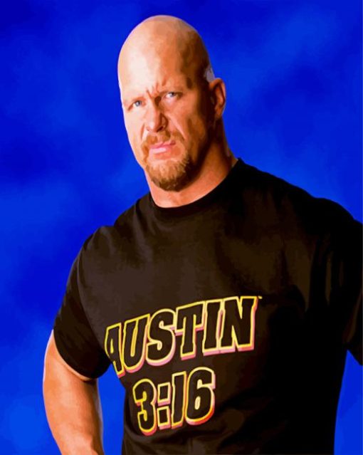 The Wrestler Stone Cold Steve Austin Paint By Number