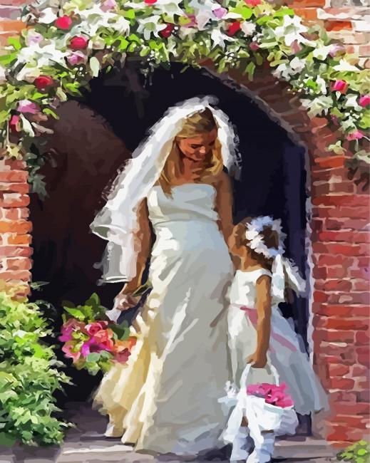 Two Brides Paint By Number