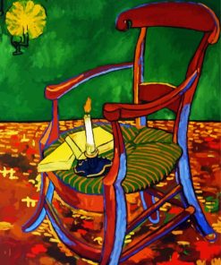 van Gogh Gauguin's chair paint by number