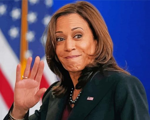 Vice President Harris Paint By Number