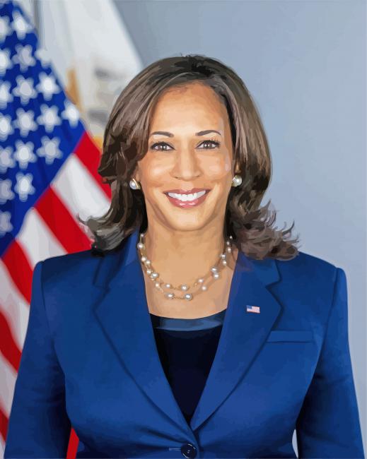 Vice President Of The US Kamala Harris Paint By Number