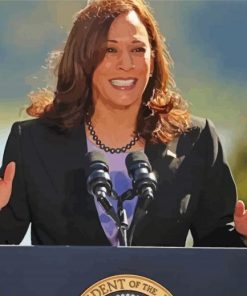 Vice President Of The US Kamala Paint By Number