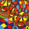 Abstract African Tribal Women Paint By Number