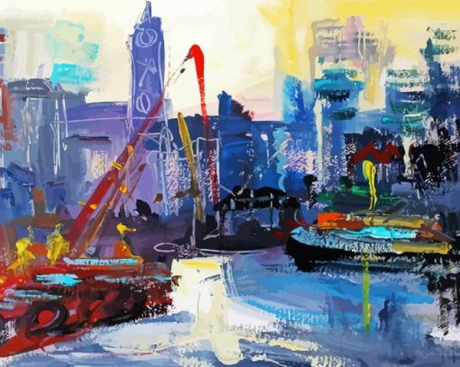 London Abstract Paint By Number
